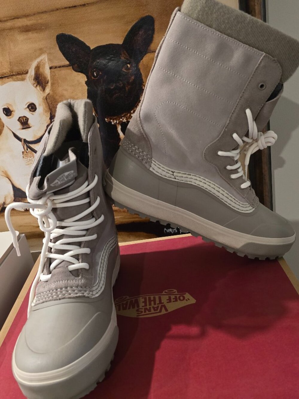 Vans Standard MTE Waterproof Snow Boot VN000D2DOVI Khaki / Gray Men's Sz 12 NEW